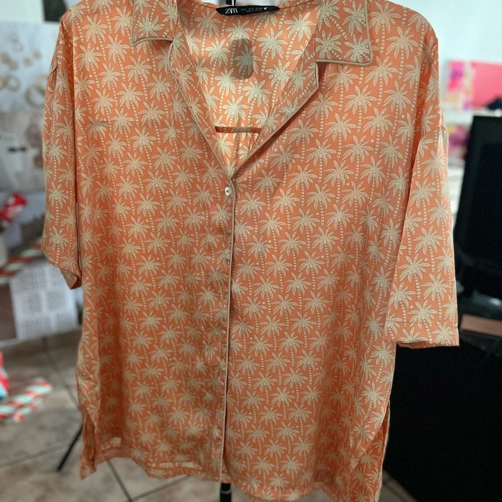 Zara print blouse - Picture 6 of 7